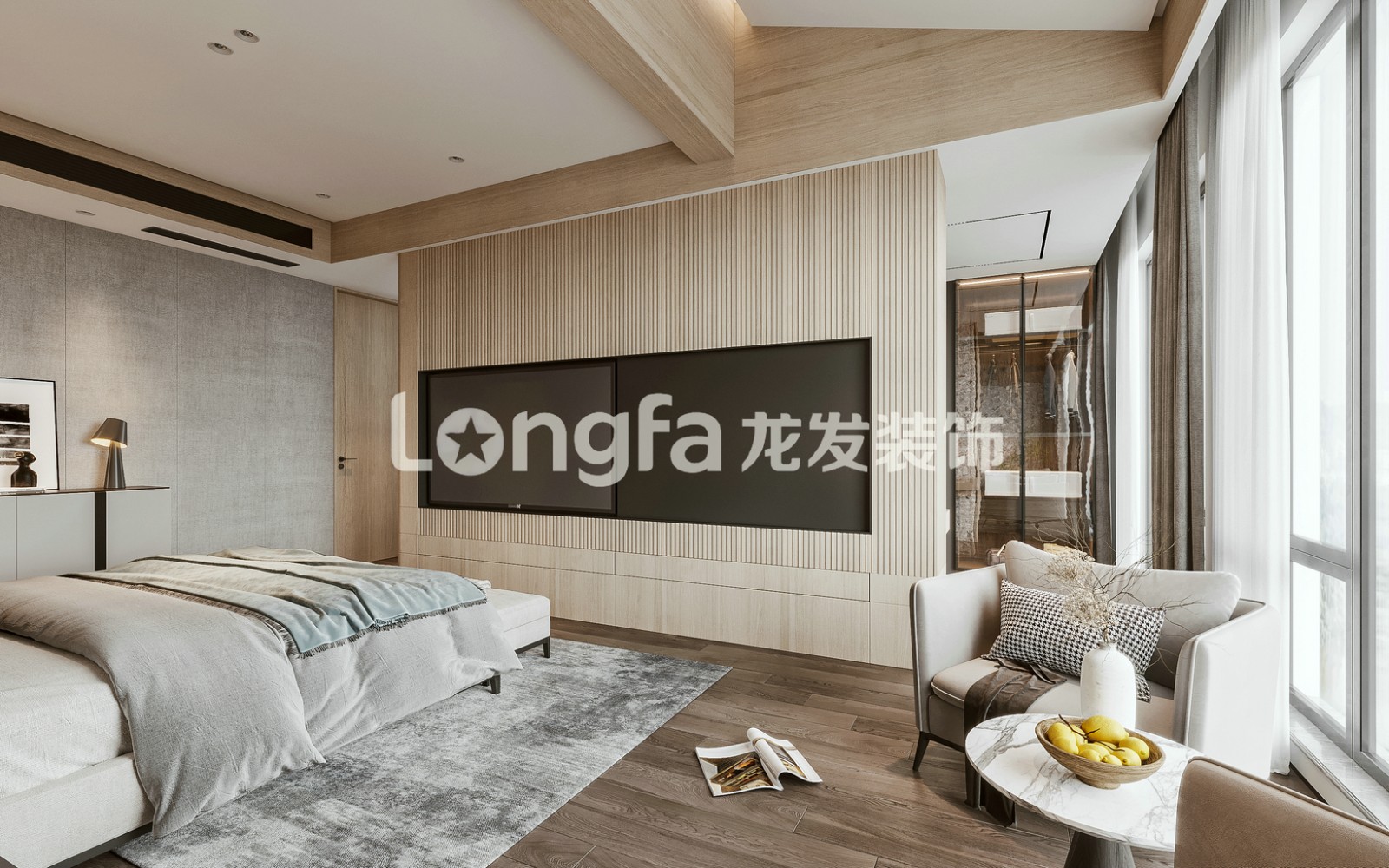 龙发装饰七彩云南古滇名城联排别墅效果图